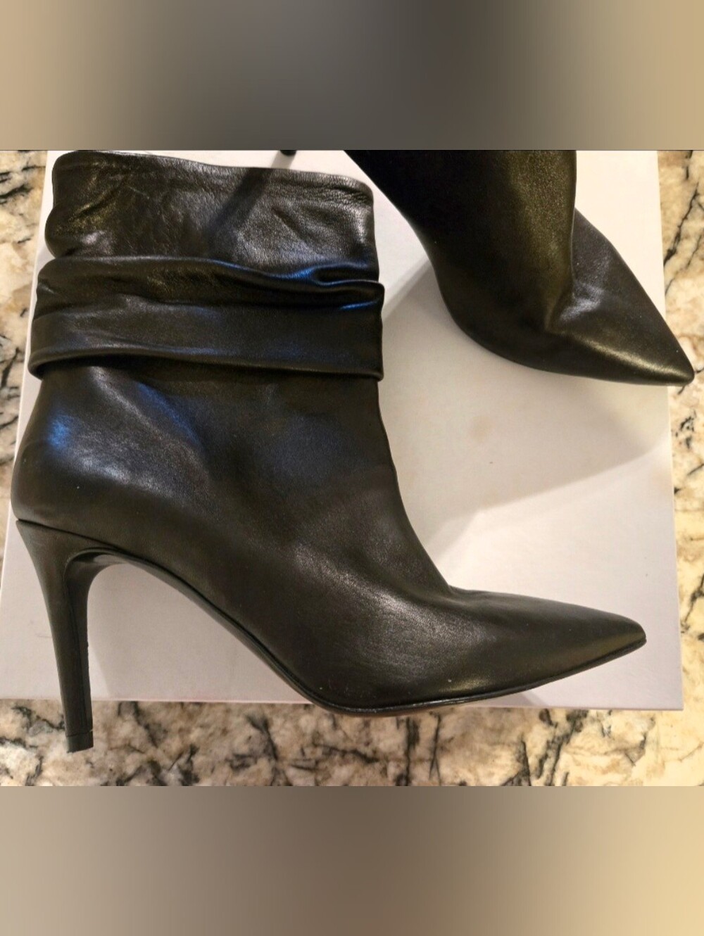Women’s Black Leather Ankle Boots